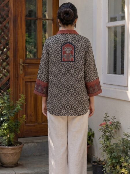 Grey Printed Kurti