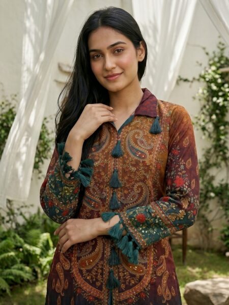 Multicolour Printed Kurti