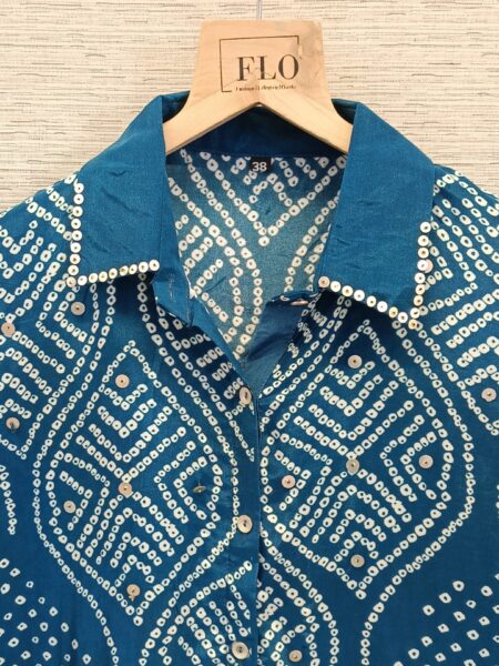 Teal Geometric Printed Shirt 1.jpeg