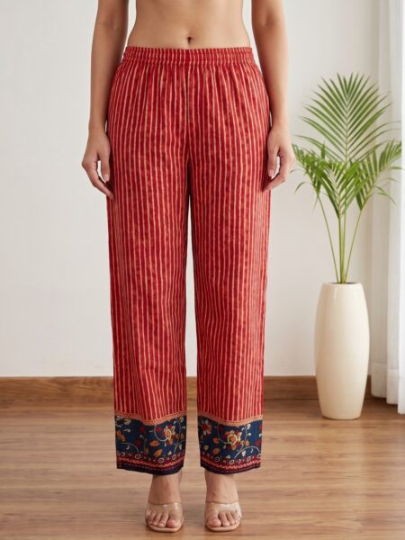 Rust Striped Palazzo
