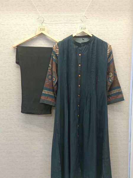Teal Kurta Set