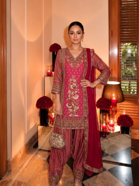 Pink Kurta Set